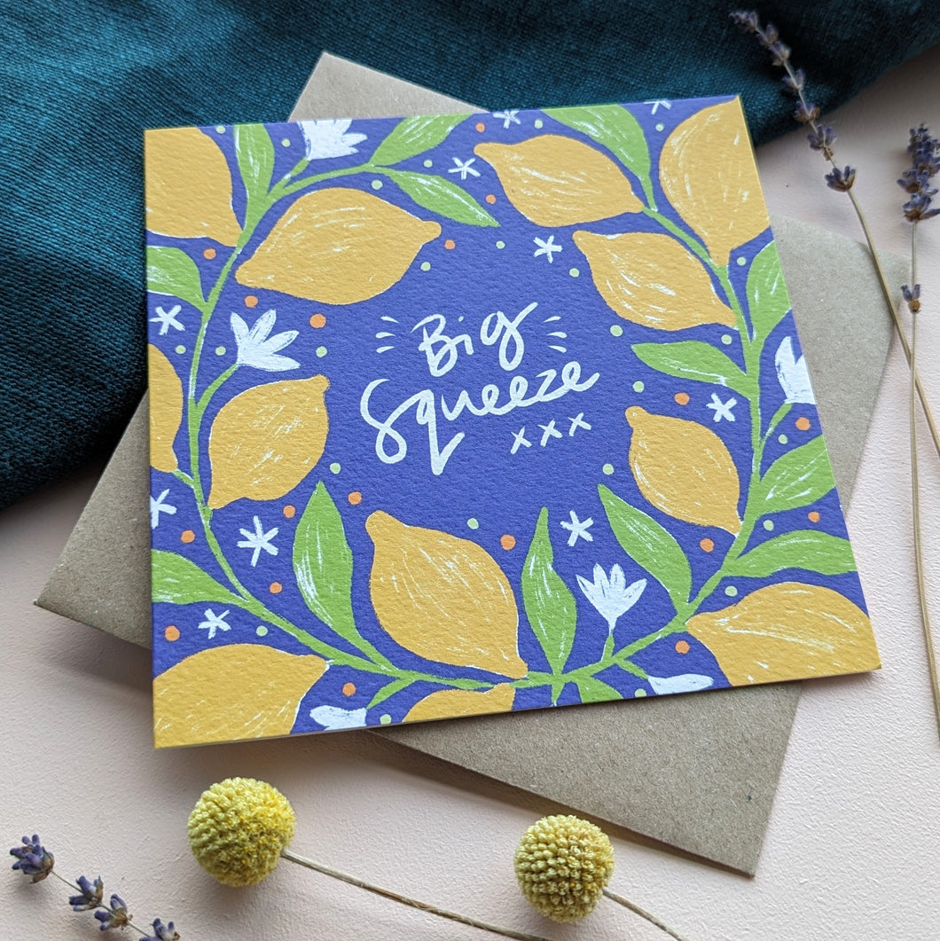 Big Squeeze - Greeting Card