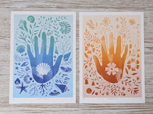 Load image into Gallery viewer, ‘Hand Prints Bundle’ Illustrative Hand Silhouette Limited Edition Fine Art Prints