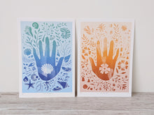 Load image into Gallery viewer, ‘Hand Prints Bundle’ Illustrative Hand Silhouette Limited Edition Fine Art Prints