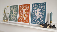 Load image into Gallery viewer, ‘Occy Octopus’ Friendly Sea Creature Fine Art Print For Children