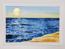 Load image into Gallery viewer, ‘Golden Hour 2’ Beach Scene Fine Art Print