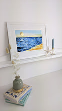 Load image into Gallery viewer, ‘Golden Hour 2’ Beach Scene Fine Art Print