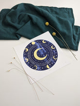 Load image into Gallery viewer, Personalised ‘Zodiac Moon’ Decorative Moon And Zodiac Constellation Limited Edition Fine Art Print
