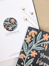 Load image into Gallery viewer, ‘You Are Blooming Lovely’ Greeting Card