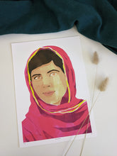 Load image into Gallery viewer, Malala Yousafzai Portrait Print