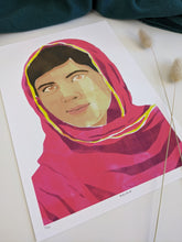 Load image into Gallery viewer, Malala Yousafzai Portrait Print