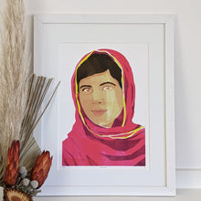 Load image into Gallery viewer, Malala Yousafzai Portrait Print
