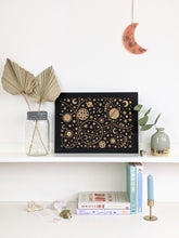 Load image into Gallery viewer, ‘Hopes & Dreams’ Original Celestial Lino print