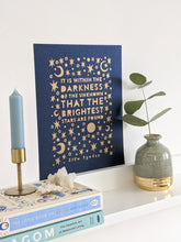 Load image into Gallery viewer, ‘Within The Darkness’ Original Lino print