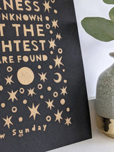 Load image into Gallery viewer, ‘Within The Darkness’ Original Lino print