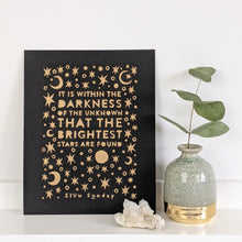 Load image into Gallery viewer, ‘Within The Darkness’ Original Lino print