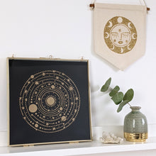 Load image into Gallery viewer, ‘Solar System’ Original Lino print