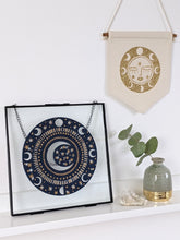 Load image into Gallery viewer, ‘Papercut Moon’ Original Lino print