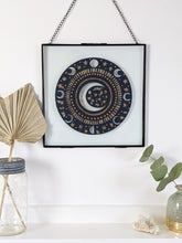 Load image into Gallery viewer, ‘Papercut Moon’ Original Lino print