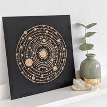 Load image into Gallery viewer, ‘Solar System’ Original Lino print