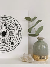 Load image into Gallery viewer, ‘Solar System’ Original Lino print