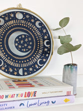 Load image into Gallery viewer, ‘Papercut Moon’ Original Lino print