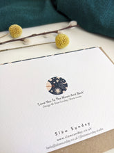 Load image into Gallery viewer, Love You To The Moon And Back - Blank Greeting Card