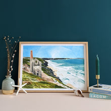 Load image into Gallery viewer, Wheal Coates Cornwall - Giclée Print
