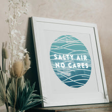 Load image into Gallery viewer, ‘Salty Air No Cares’ Ocean Wave Metallic Limited Edition Fine Art Print
