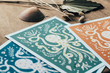 Load image into Gallery viewer, ‘Occy Octopus’ Friendly Sea Creature Fine Art Print For Children