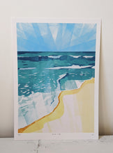Load image into Gallery viewer, 'High Tide' sea shore limited edition fine art print