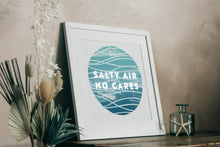 Load image into Gallery viewer, ‘Salty Air No Cares’ Ocean Wave Metallic Limited Edition Fine Art Print