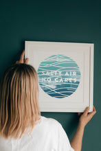 Load image into Gallery viewer, ‘Salty Air No Cares’ Ocean Wave Metallic Limited Edition Fine Art Print