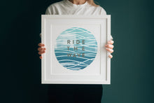 Load image into Gallery viewer, ‘Ocean Circles Bundle’ Ocean Waves Metallic Limited Edition Fine Art Prints