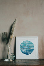 Load image into Gallery viewer, ‘Salty Air No Cares’ Ocean Wave Metallic Limited Edition Fine Art Print