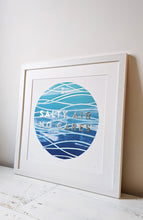 Load image into Gallery viewer, ‘Salty Air No Cares’ Ocean Wave Metallic Limited Edition Fine Art Print