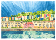 Load image into Gallery viewer, Bristol Harbour Rainbow Houses
