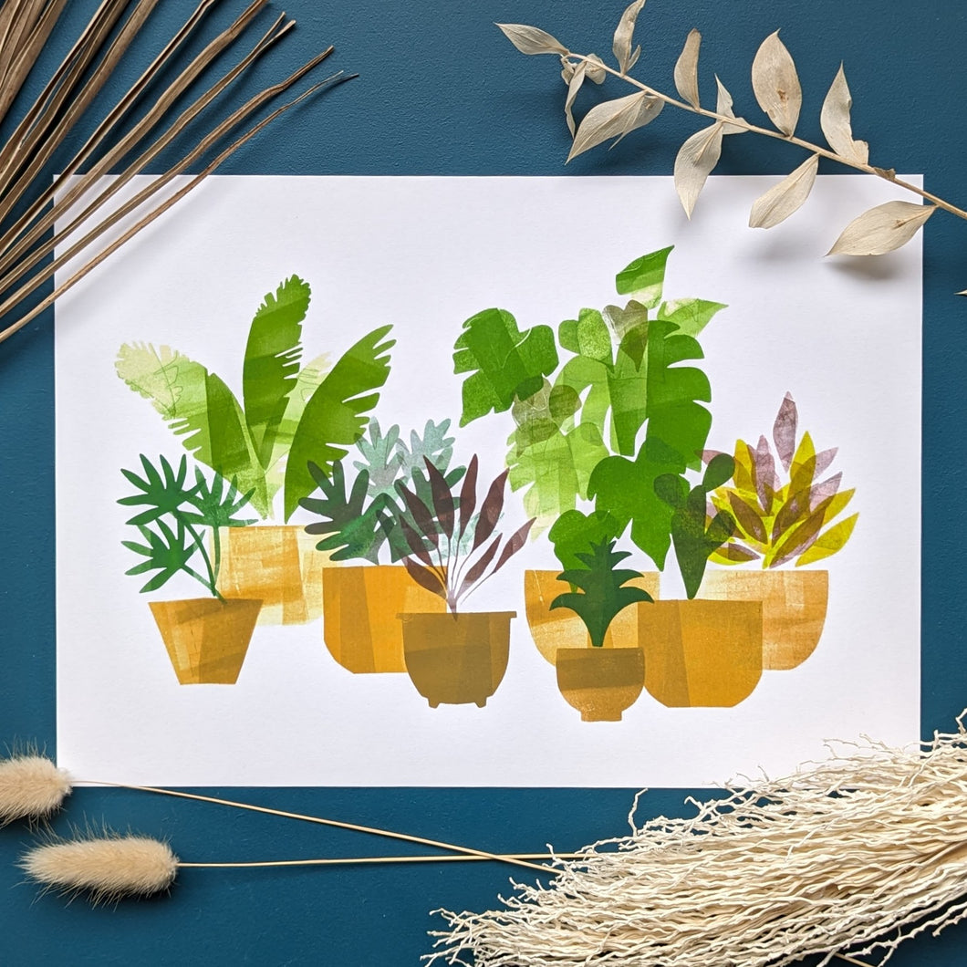 Potted Palms - Fine art print