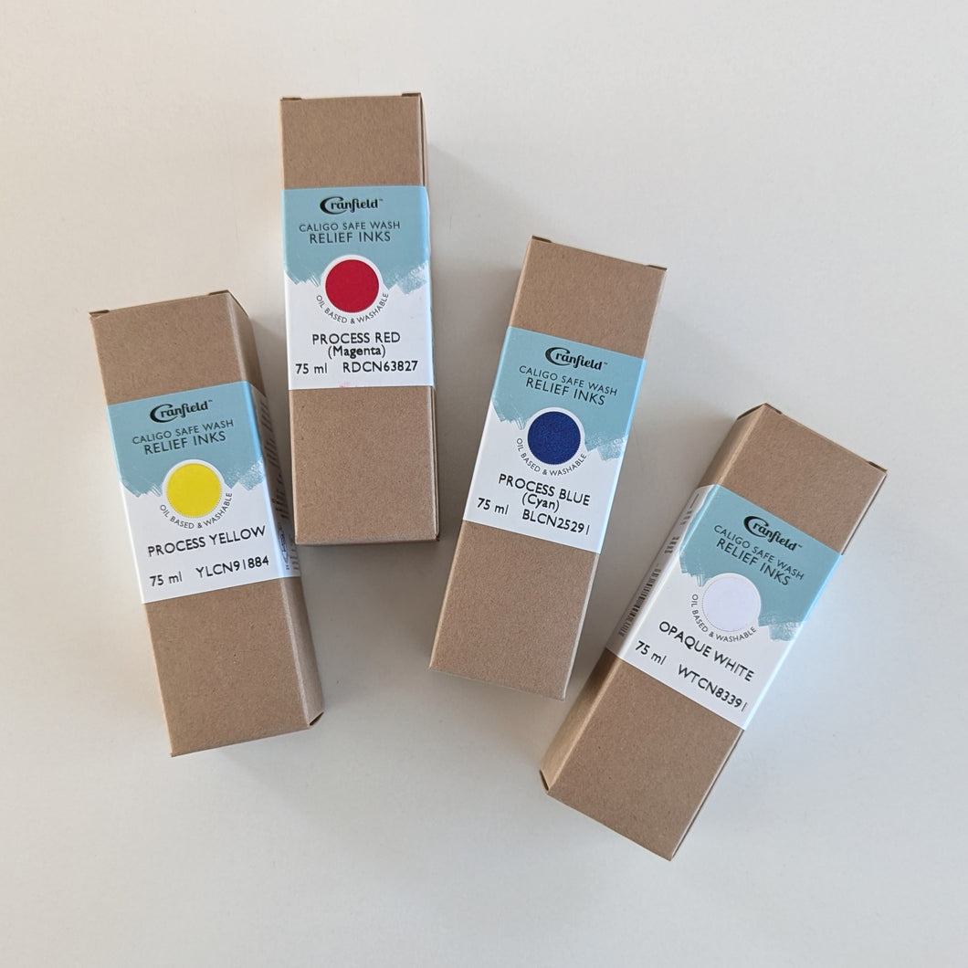 Caligo Safe Wash Relief Printmaking Inks (75ml tubes)