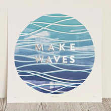 Load image into Gallery viewer, ‘Ocean Circles Bundle’ Ocean Waves Metallic Limited Edition Fine Art Prints
