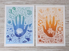 Load image into Gallery viewer, ‘Hand Prints Bundle’ Illustrative Hand Silhouette Limited Edition Fine Art Prints
