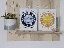 Load image into Gallery viewer, ‘You Are My Sunshine’ Hand Embellished Gold Leaf Sun Limited Edition Fine Art Print
