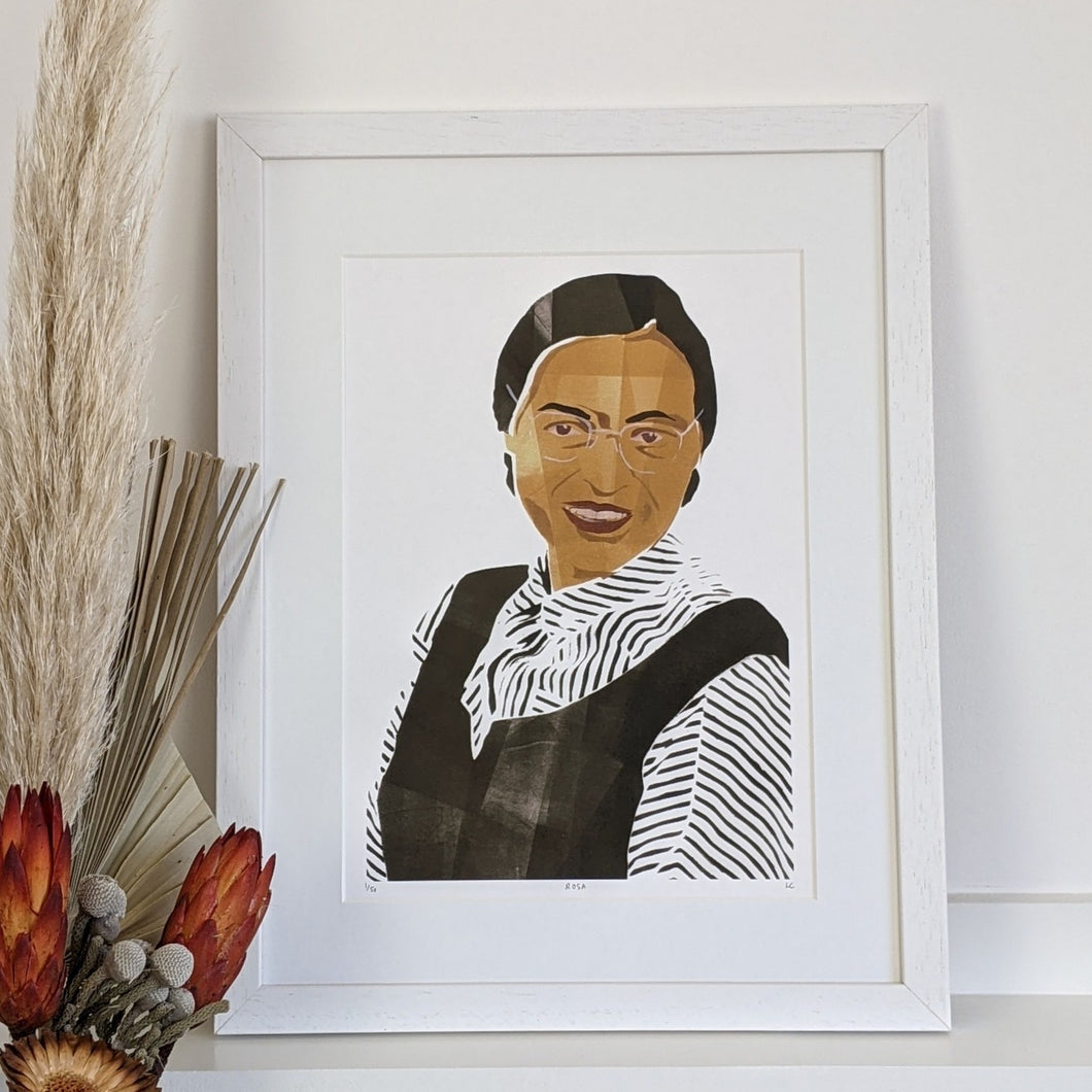 Rosa Parks Portrait Print