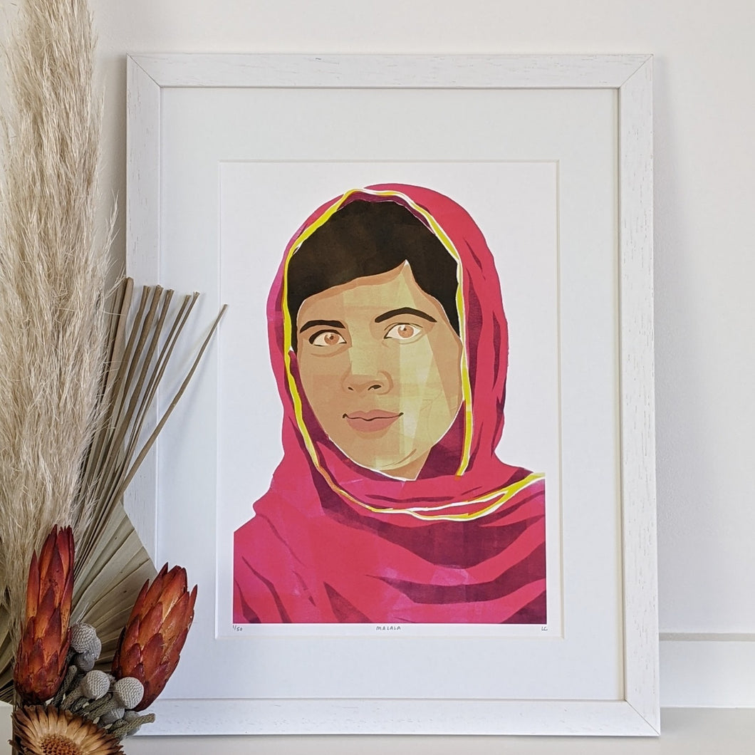 Malala Yousafzai Portrait Print