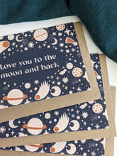 Load image into Gallery viewer, Love You To The Moon And Back - Blank Greeting Card
