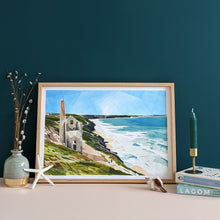 Load image into Gallery viewer, Wheal Coates - Limited Edition Original Cornwall Print
