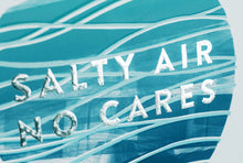 Load image into Gallery viewer, ‘Salty Air No Cares’ Ocean Wave Metallic Limited Edition Fine Art Print
