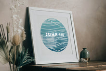 Load image into Gallery viewer, ‘Jump In’ Ocean Wave Metallic Limited Edition Fine Art Print
